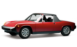 Замена задних тормозных колодок (барабан) Porsche 914